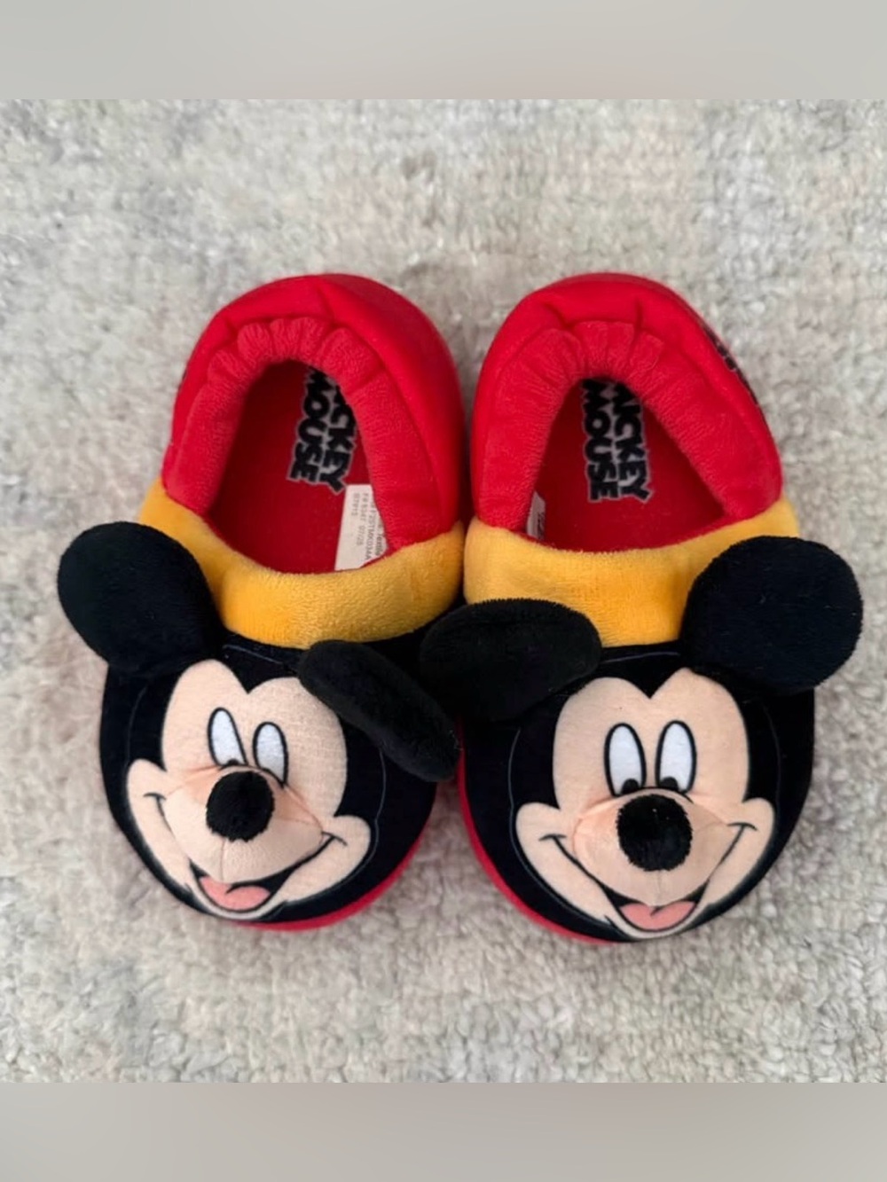 Mickey Mouse Toddler Slippers